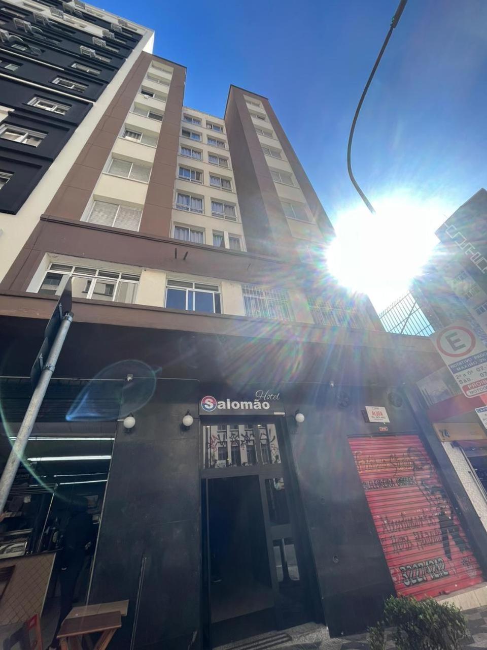 Hotel Salomao - Proximo A 25 De Marco, Bom Retiro, Bras E Rua Santa Efigenia, A 2 Minutos Do Mirante Sampa Sky E Pista De Skate Anhangabau เซาเปาโล ภายนอก รูปภาพ